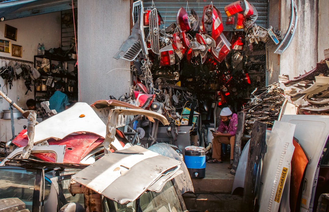 Automotive parts shop with many car components displayed | The National Recycling Corporation