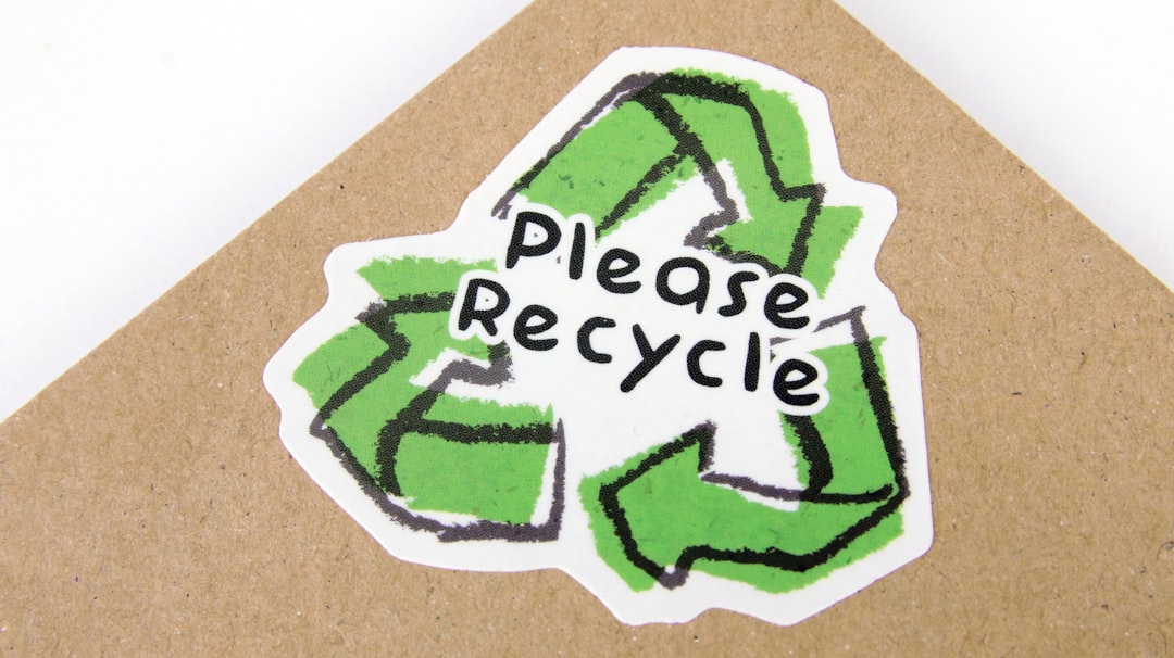 a green and white pillow | The National Recycling Corporation